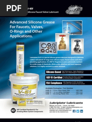 Lubriplate V 61 Silicone Lubricant