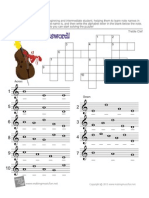 Lets Crossword Treble Clef