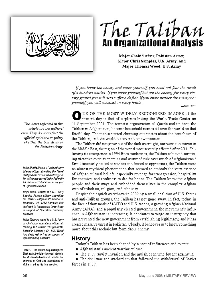 Understanding the Taliban's Evolution | PDF | Taliban | Pashtuns