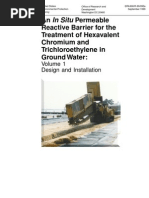 An in Situ Permeable Reactive Barrier for the Treatment of Hexavalent Chromium V1 1999