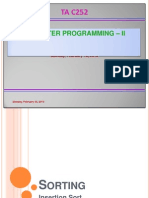 Computer Programming - Ii: Otion F Lgorithms