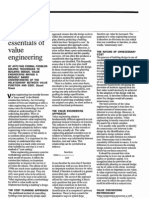 The Essentials of Value Engineering: Opinion