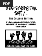Download Stop Paying for Shit - The College Edition  A Mini-Manual of Scams Cons and Grifts to Exploit Higher Education by DIzzIE SN126090 doc pdf