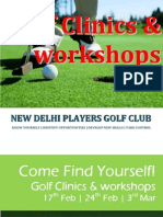 New Delhi Players Golf Club - Clinics and Workshops