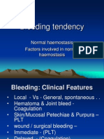 Bleeding Tendency for Dentist