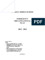 Emergency Organizational Plan: Haskell Middle School