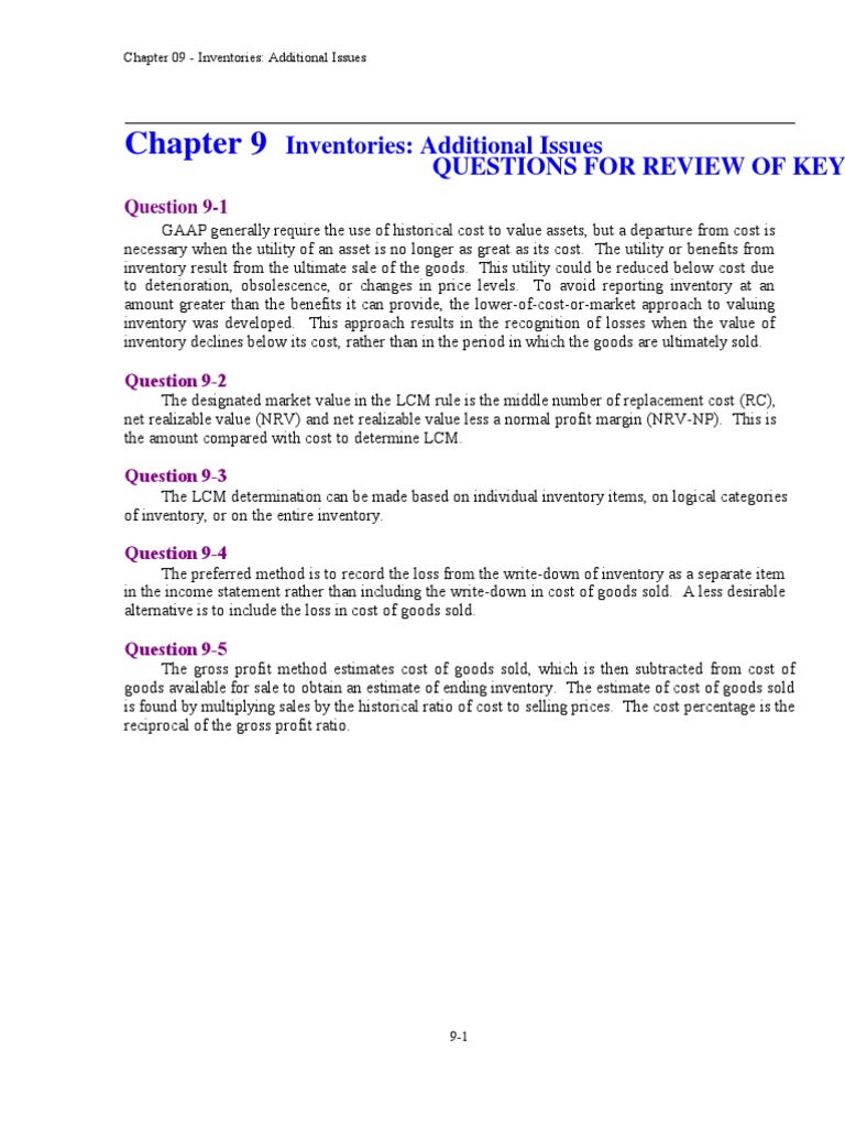 Chap 009 | PDF