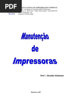 Curso de manutenção em Impressoras
