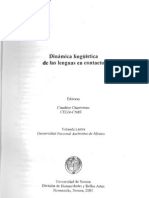 Dinamica Linguistica Lenguas Contacto, 2005