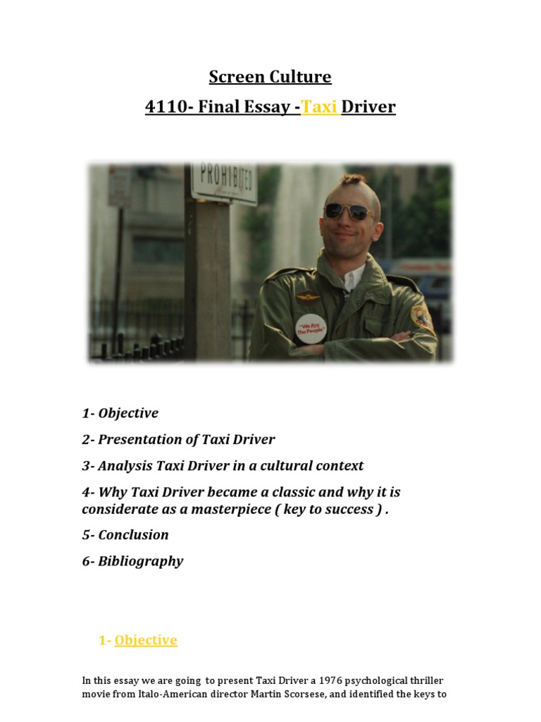 Travis bickle picture