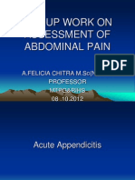  Assessment of Abdominal Pain - Emergency Care