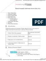 Mrunal (EnB) Western Ghats - Physical Geography, Biodiversity Overview (Part 1 of 4) Print