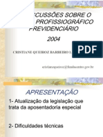 Profissiograficoprevidenciario 2004