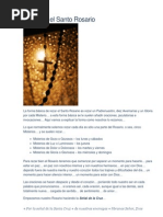 Como Se Reza El Santo Rosario