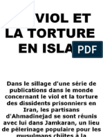 Viol Et Torture en Islam