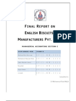 Managerial Accounting Final Report