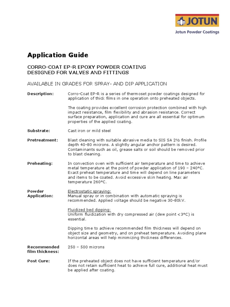 Jotun Application Guide PDF PDF Materials Industrial Processes