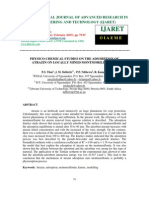 Physico-Chemical Studies On The Adsorption of Atrazin On Locally Mined Montmorillonites