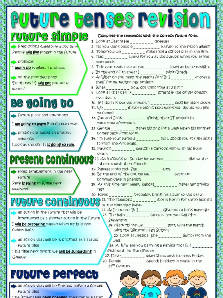 Future Tenses | PDF | Language Arts & Discipline