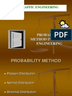 Probability Method in Traffic Engineering