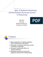 Principles of Radiation Monitoring and Protection in Hong Kong