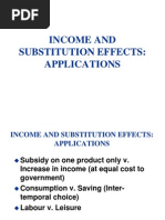 Income and Substitution Effect