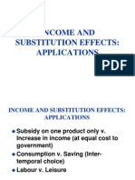 Income and Substitution Effect