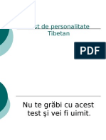 Test de Personalitate Tibetan - FENOMENAL