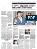 Oscuro Panorama Prensa Ecuador