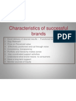 Characteristics of Successful Brands