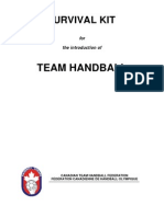 Learn team handball with fun lead-up games