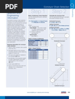 Conveyor Chain Selection