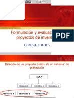 GeneralidadesFormulacionEvaluacionDeProyectos 0