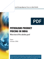 Petroleum Product Pricing