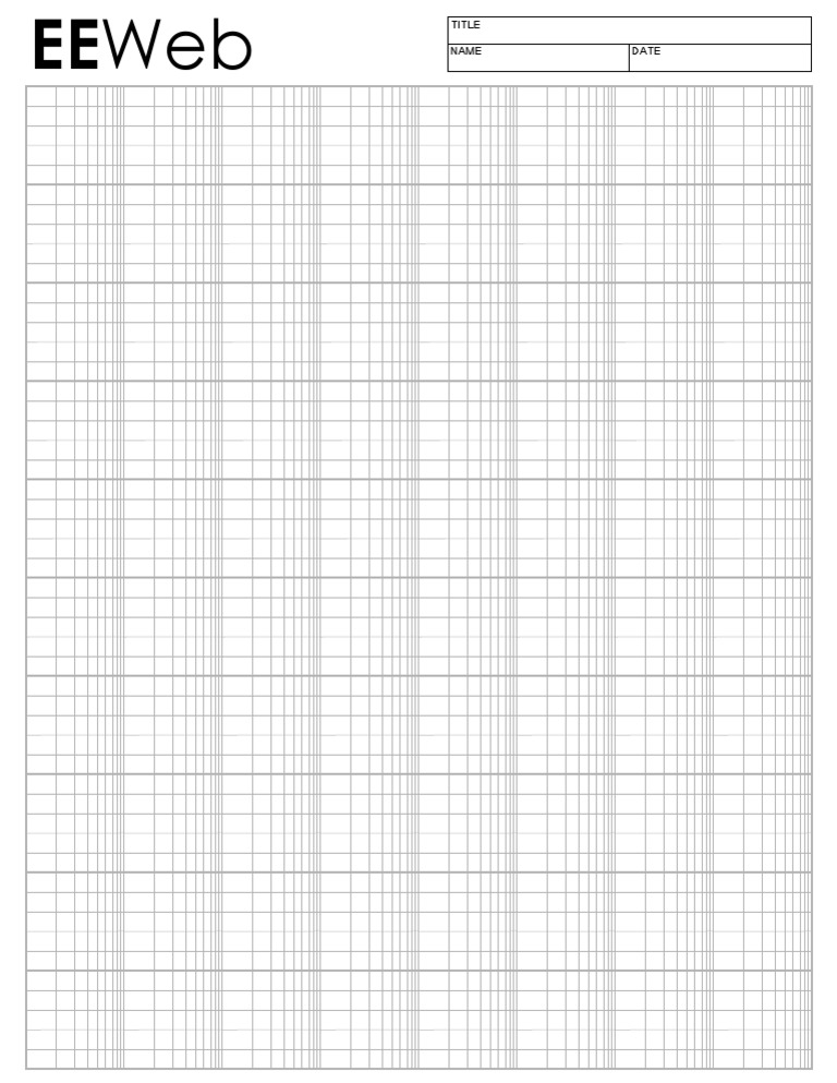 Semi Log Graph Paper BW | PDF