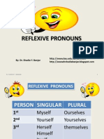 Reflexive Pronouns: By: Dr. Shadia Y. Banjar