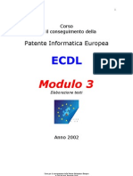 (ECDL) Modulo 3 - Tutto