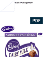 Production and Operation of Cadbury