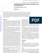 Synthesis of Poly(Vinyl Alcohol) Reduced Graphite Oxide Nanocomposites With Improved Thermal and Electrical Properties