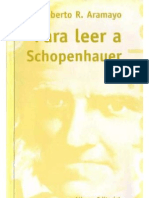 Para Leer a Schopenhauer