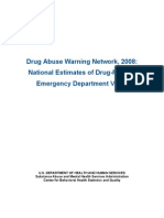 Substance Abuse and Mental Health Services (SAMHSA):National Estimates of Drug-Related Emergency Visits 2008