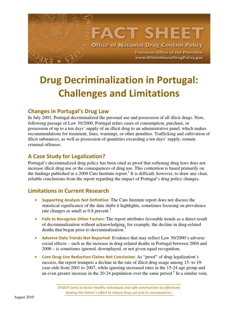 Office of National Drug Control Policy Fact Sheet - Drug ...
