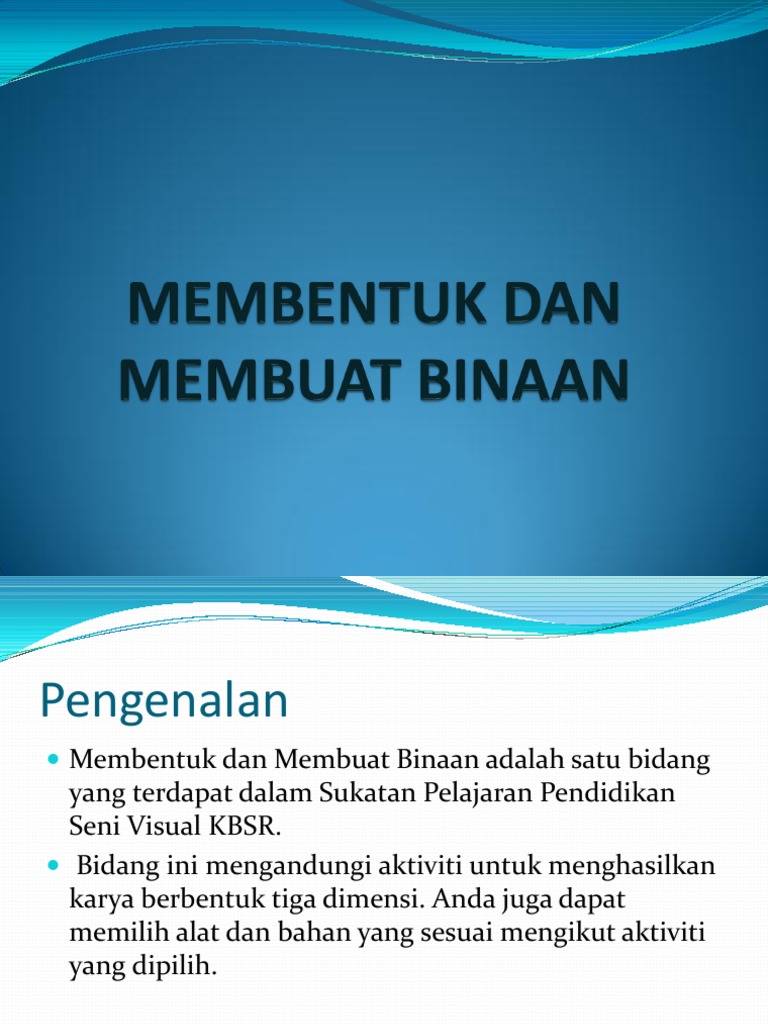 Membentuk Dan Membuat Binaan Pdf
