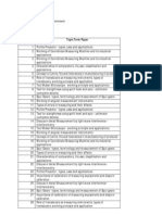 Metrology Term Paper PDF