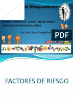 Charo Prevencion de Discacidades Factores de Riegos