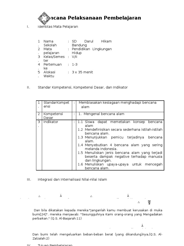 Pelajaran plh kelas 5 sd semester 2