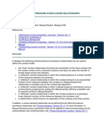 Contact Pressure-Overclosure Relationships in Abaqus