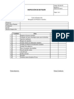 Lista de Inspección BOTIQUIN