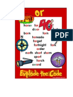 Or Phonics Poster