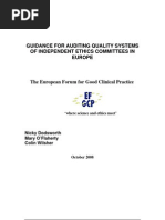 EFGCP IEC Audit Guidance 14 October2008